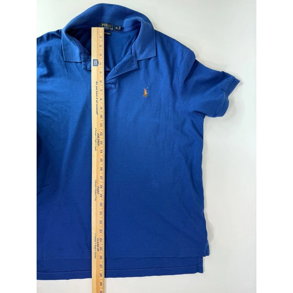 Polo Ralph Lauren‎ Shirt Men's Extra Large Pima Cotton Classic Fit Blue